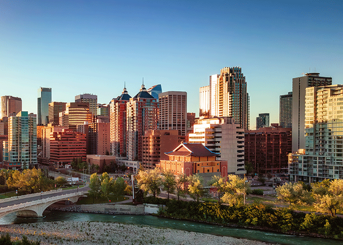 An image of downtown Calgary