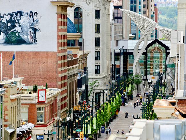 An image of downtown Calgary
