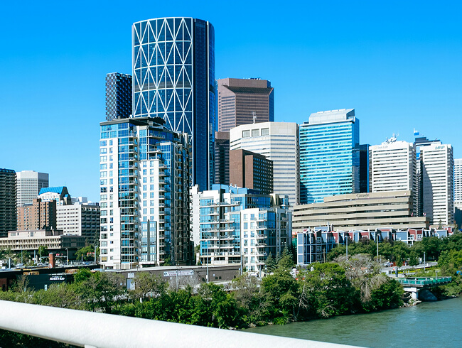 An image of downtown Calgary
