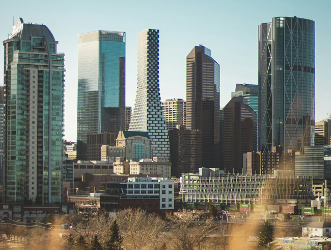 An image of downtown Calgary